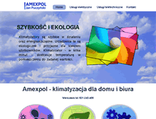 Tablet Screenshot of amexpol.pl